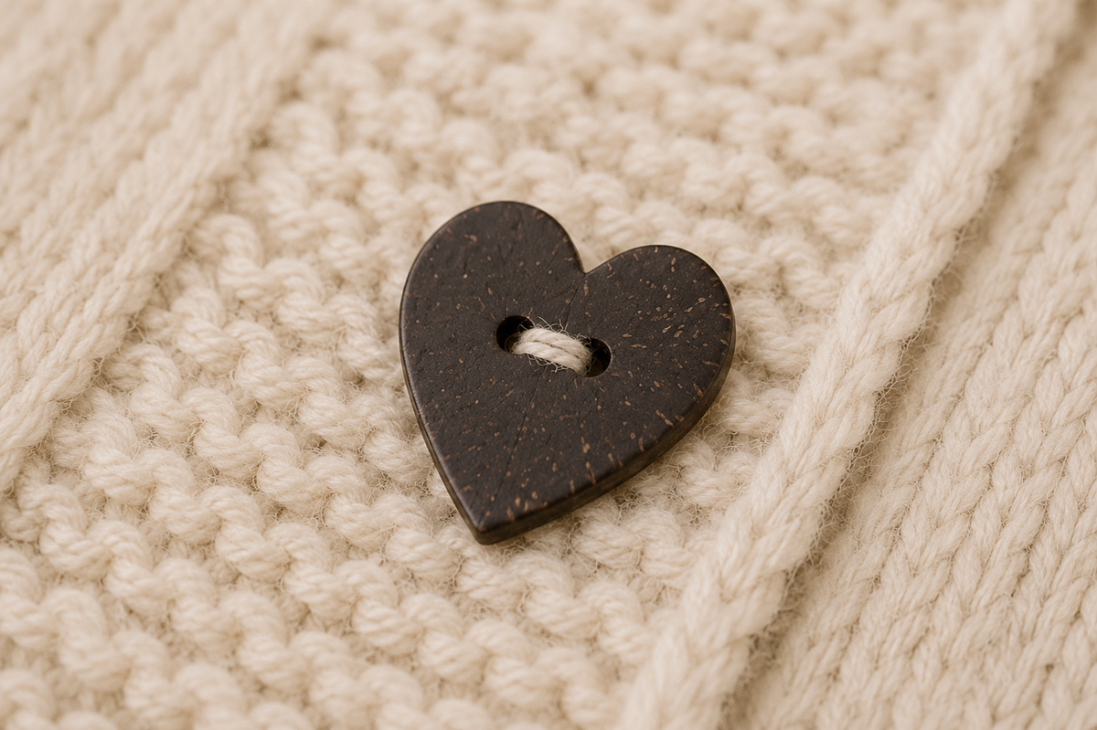 HEART | Signature Natural Button Collection
