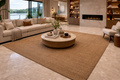 Water Hyacinth Square Rug